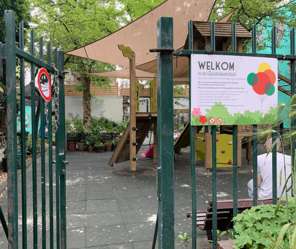 Municipal playground facilities in the Netherlands.