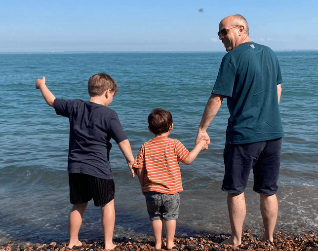 Paddling with my children