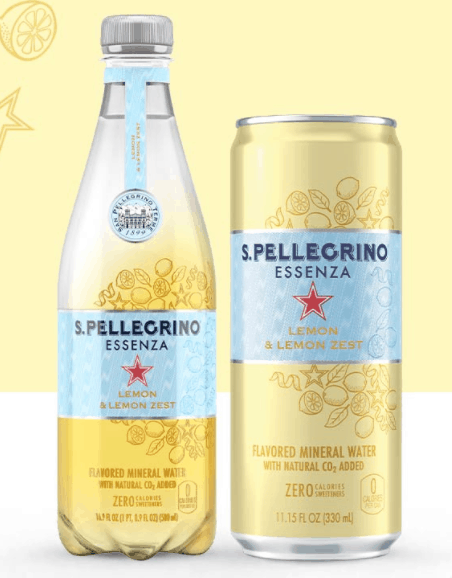 San Pellegrino Essenza Lemon and Lemon Zest