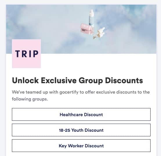 Trip discounts