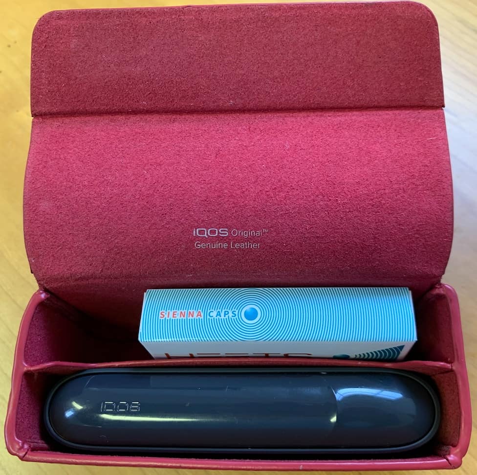 IQOS 3 Duo in Leather Case