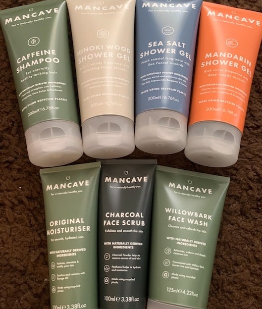 ManCave cosmetics range