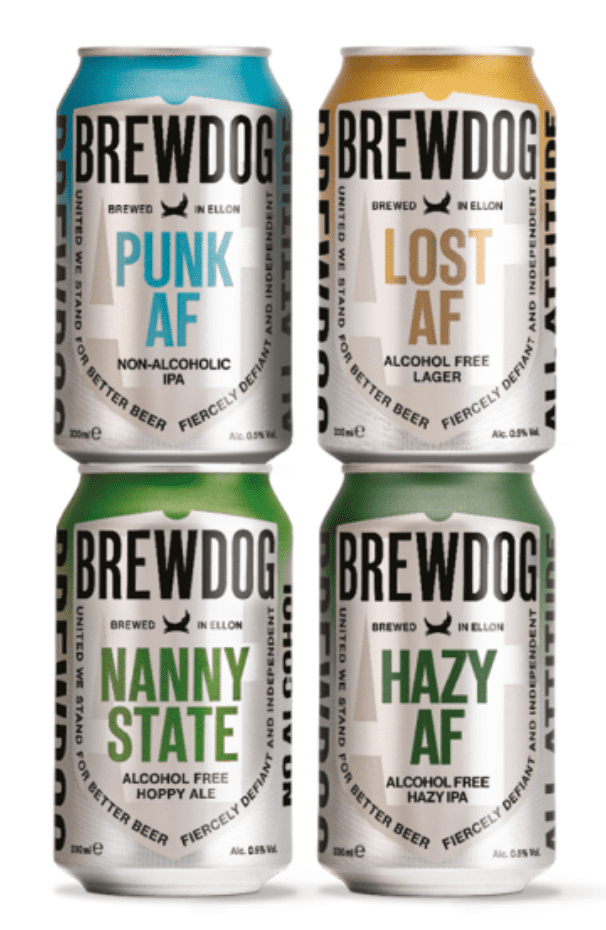 Brewdog Alcohol Free Beers