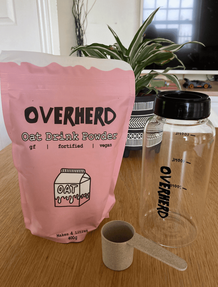 Overherd review - oat drink powder